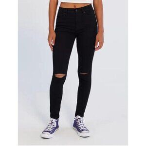 BDG Urban Outfitters Twig High Rise Denim Jeans Sz 30 W Womens Black Slim Fit